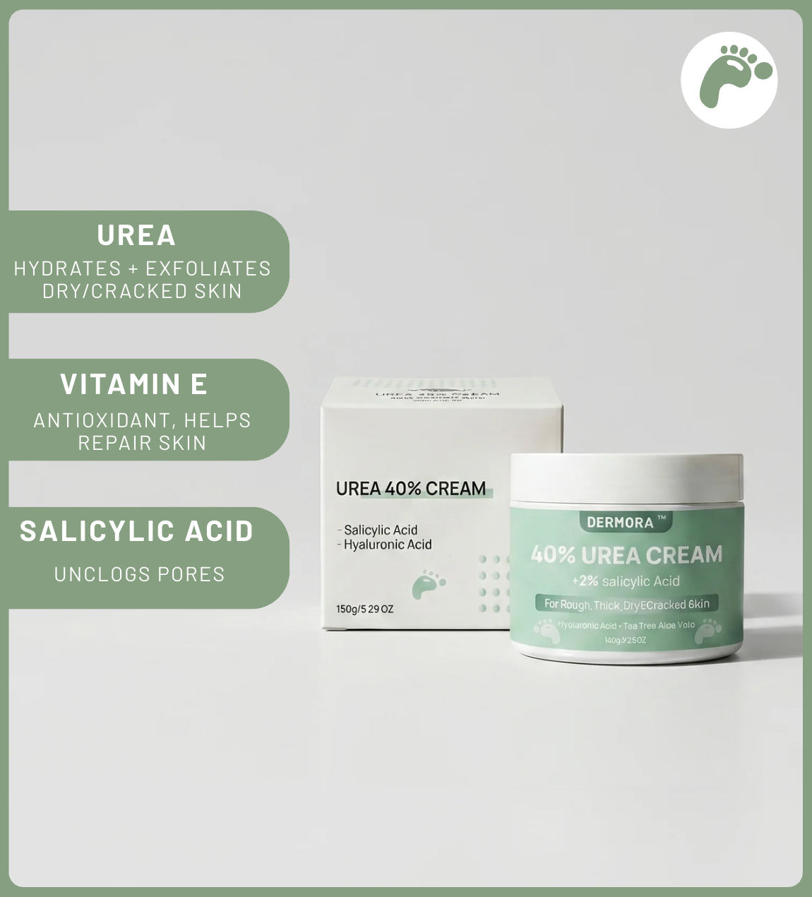 Dermora™ Urea Heel Repair Cream