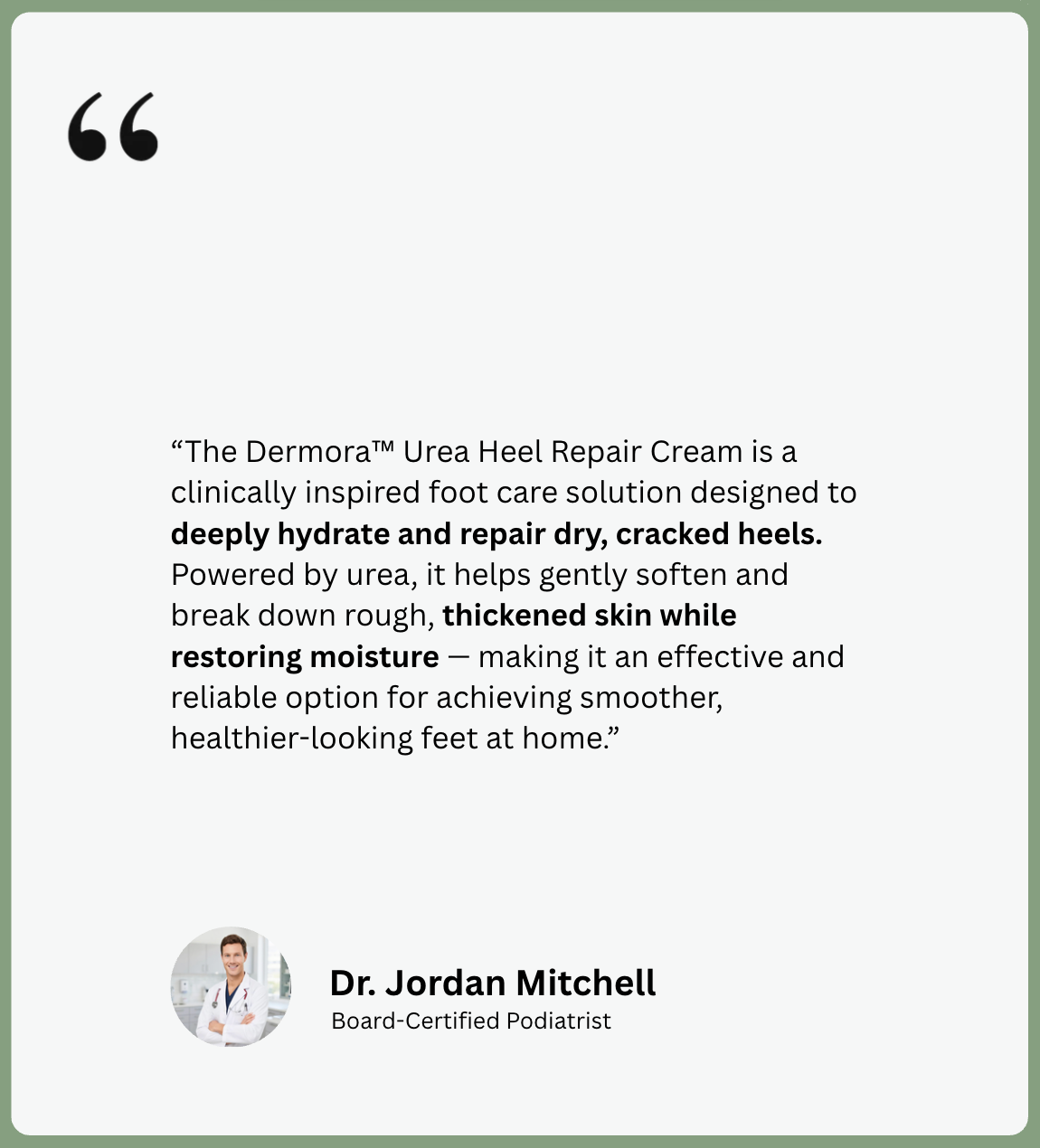 Dermora™ Urea Heel Repair Cream